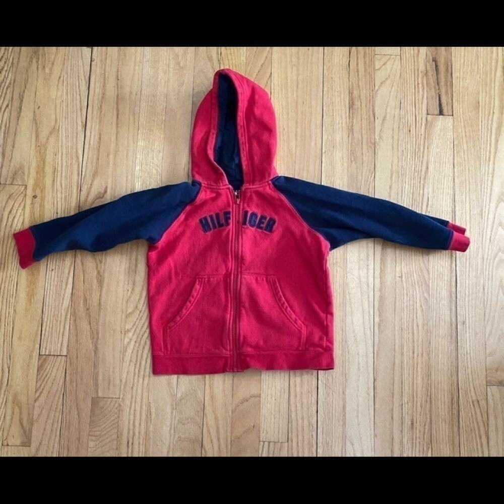 TOMMY HILFIGER BOYS FULL ZIP “HOODIE” SIZE 4/4T